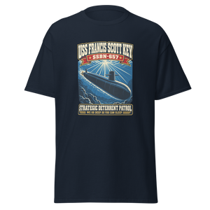 USS Francis Scott Key (SSBN-657) Deterrent Patrol Shirt - Retro