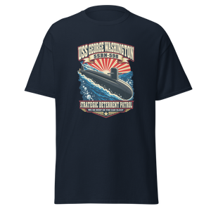 USS George Washington (SSBN-598) Deterrent Patrol Shirt - Retro