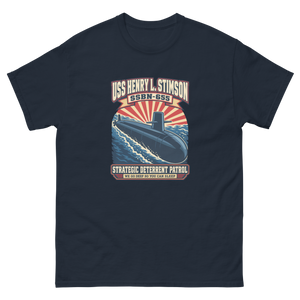 USS Henry L. Stimson (SSBN-655) Deterrent Patrol Shirt - Retro