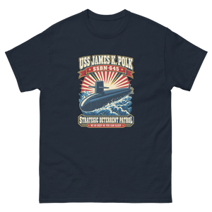 USS James K. Polk (SSBN-645) Deterrent Patrol Shirt - Retro