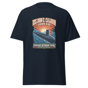 USS John C. Calhoun (SSBN-630) Deterrent Patrol Shirt - Retro