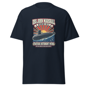 USS John Marshall (SSBN-611) Deterrent Patrol Shirt - Retro