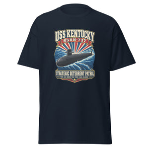 USS Kentucky (SSBN-737) Deterrent Patrol Shirt - Retro
