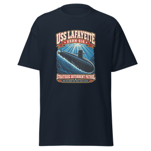 USS Lafayette (SSBN-616) Deterrent Patrol Shirt - Retro