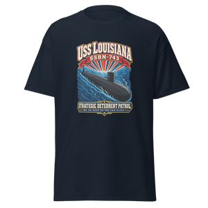 USS Louisiana (SSBN-743) Deterrent Patrol Shirt - Retro