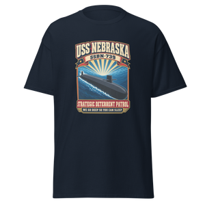 USS Nebraska (SSBN-739) Deterrent Patrol Shirt - Retro