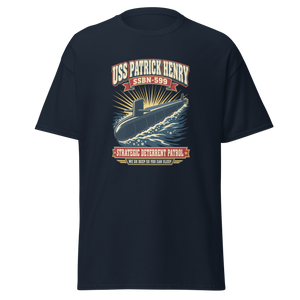 USS Patrick Henry (SSBN-599) Deterrent Patrol Shirt - Retro
