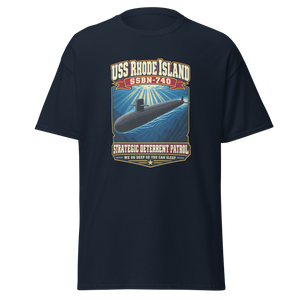 USS Rhode Island (SSBN-740) Deterrent Patrol Shirt - Retro