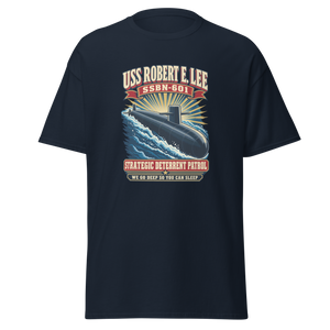USS Robert E. Lee (SSBN-601) Deterrent Patrol Shirt - Retro