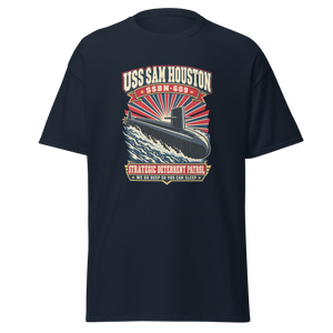 USS Sam Houston (SSBN-609) Deterrent Patrol Shirt - Retro