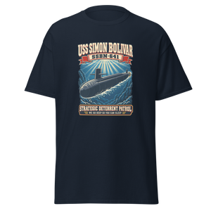USS Simon Bolivar (SSBN-641) Deterrent Patrol Shirt - Retro