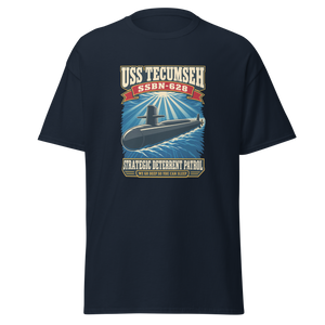 USS Tecumseh (SSBN-628) Deterrent Patrol Shirt - Retro