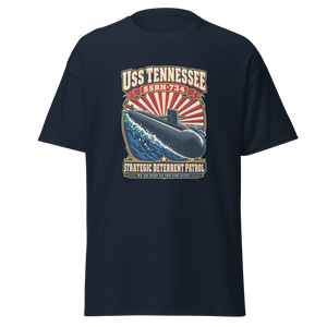 USS Tennessee (SSBN-734) Deterrent Patrol Shirt - Retro