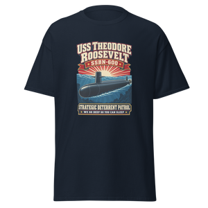 USS Theodore Roosevelt (SSBN-600) Deterrent Patrol Shirt - Retro