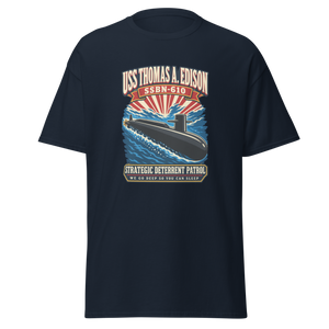 USS Thomas A. Edison (SSBN-610) Deterrent Patrol Shirt - Retro