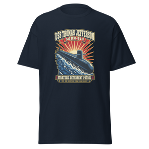 USS Thomas Jefferson (SSBN-618) Deterrent Patrol Shirt - Retro