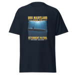 USS Maryland (SSBN-738) Deterrent Patrol Shirt - Deep Water