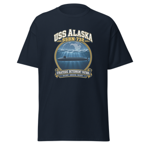 USS Alaska (SSBN-732) Deterrent Patrol Shirt - Emblem