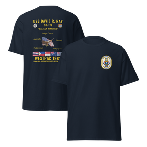 USS David R. Ray (DD-971) 1981 Cruise Shirt