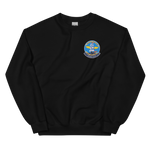 USS Bonhomme Richard (CVA-31) Ship's Crest Sweatshirt – front view, black
