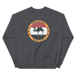 USS Dwight D. Eisenhower (CVN-69) Persian Gulf Yacht Club Sweatshirt – back view, heather