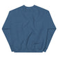 USS Ross (DDG-71) Ship's Crest Sweatshirt – back view, indigo