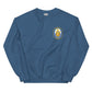 USS Ross (DDG-71) Ship's Crest Sweatshirt – front view, indigo