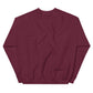 USS Ross (DDG-71) Ship's Crest Sweatshirt – back view, maroon