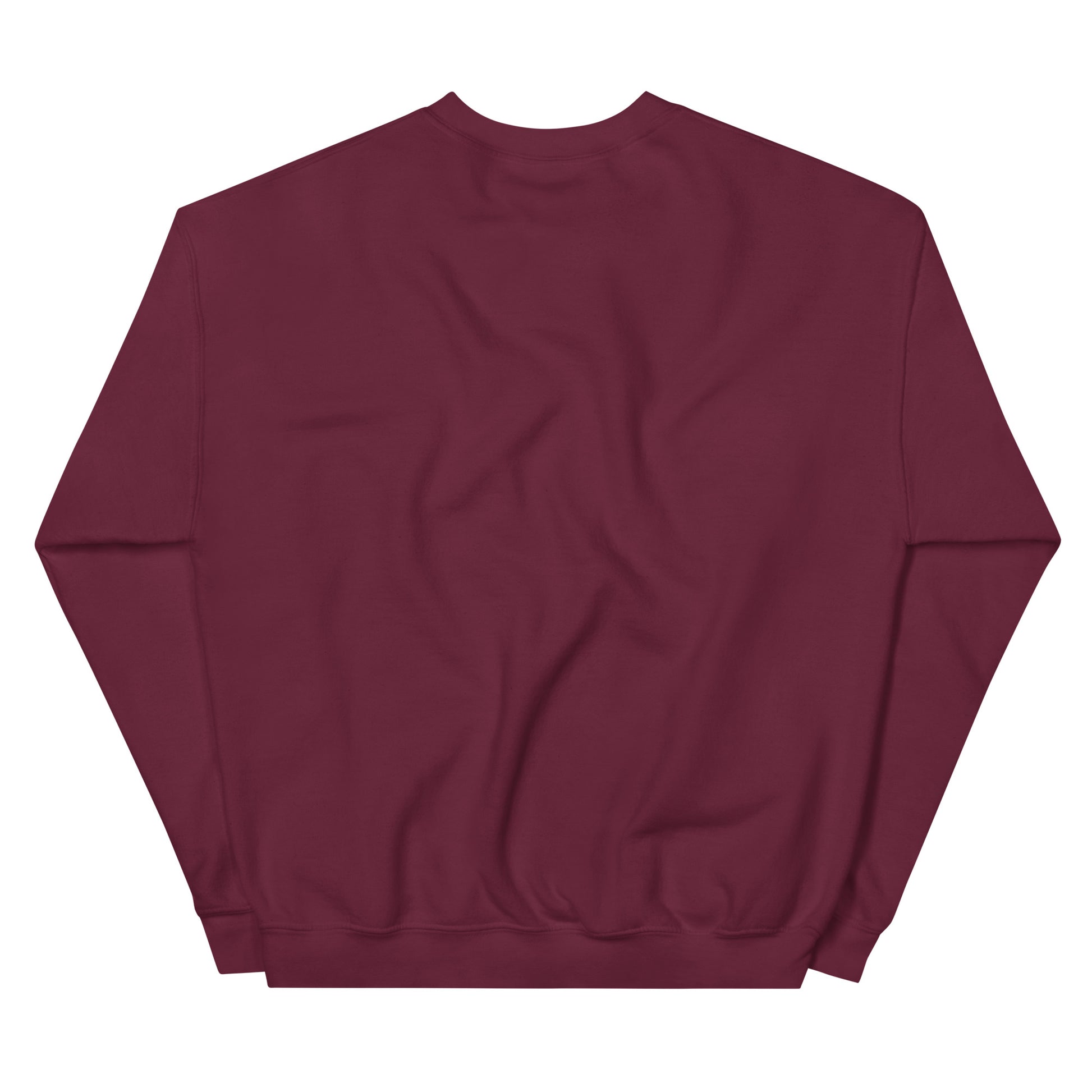 USS Ross (DDG-71) Ship's Crest Sweatshirt – back view, maroon