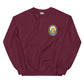 USS Ross (DDG-71) Ship's Crest Sweatshirt – front view, maroon