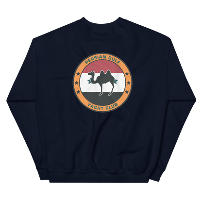 USS Dwight D. Eisenhower (CVN-69) Persian Gulf Yacht Club Sweatshirt – back view, navy