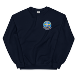 USS Bonhomme Richard (CVA-31) Ship's Crest Sweatshirt – front view, navy