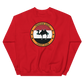 USS Dwight D. Eisenhower (CVN-69) Persian Gulf Yacht Club Sweatshirt – back view, red