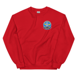 USS Bonhomme Richard (CVA-31) Ship's Crest Sweatshirt – front view, red
