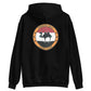 USS Dwight D. Eisenhower (CVN-69) Persian Gulf Yacht Club Hoodie – back view, black
