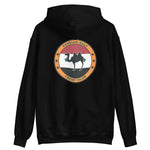 USS Dwight D. Eisenhower (CVN-69) Persian Gulf Yacht Club Hoodie – back view, black