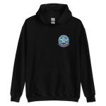 USS Bonhomme Richard (CVA-31) Ship's Crest Hoodie – front view, black
