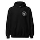 USS Yorktown (CVS-10) 1964-65 WESTPAC/VIETNAM Unisex Hoodie – front view, black