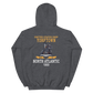USS Yorktown (CVS-10) 1969 NORTH ATLANTIC Unisex Hoodie – back view, heather