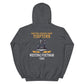 USS Yorktown (CVS-10) 1966 WESTPAC/VIETNAM Unisex Hoodie – back view, heather
