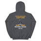 USS Yorktown (CVS-10) 1961-62 WESTPAC Unisex Hoodie – back view, heather