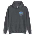 USS Bonhomme Richard (CVA-31) Ship's Crest Hoodie – front view, heather