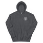 USS Yorktown (CVS-10) 1966 WESTPAC/VIETNAM Unisex Hoodie – front view, heather