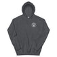 USS Yorktown (CVS-10) 1962-63 WESTPAC Unisex Hoodie – front view, heather