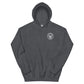 USS Yorktown (CVS-10) 1960 WESTPAC Unisex Hoodie – front view, heather