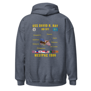 USS David R. Ray (DD-971) 1981 Cruise Hoodie