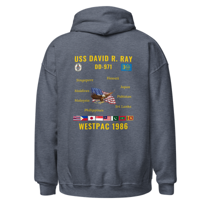 USS David R. Ray (DD-971) 1981 Cruise Hoodie