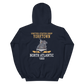 USS Yorktown (CVS-10) 1969 NORTH ATLANTIC Unisex Hoodie – back view, navy