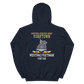 USS Yorktown (CVS-10) 1967-68 WESTPAC/VIETNAM Unisex Hoodie – back view, navy