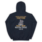 USS Yorktown (CVS-10) 1961-62 WESTPAC Unisex Hoodie – back view, navy